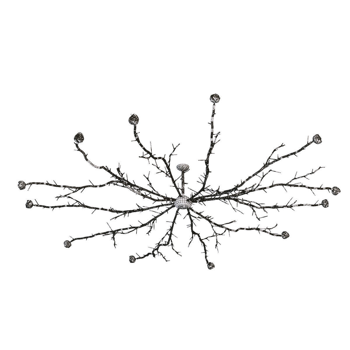 Pieter Adam Twiggy 872 chandelier 3D model_4