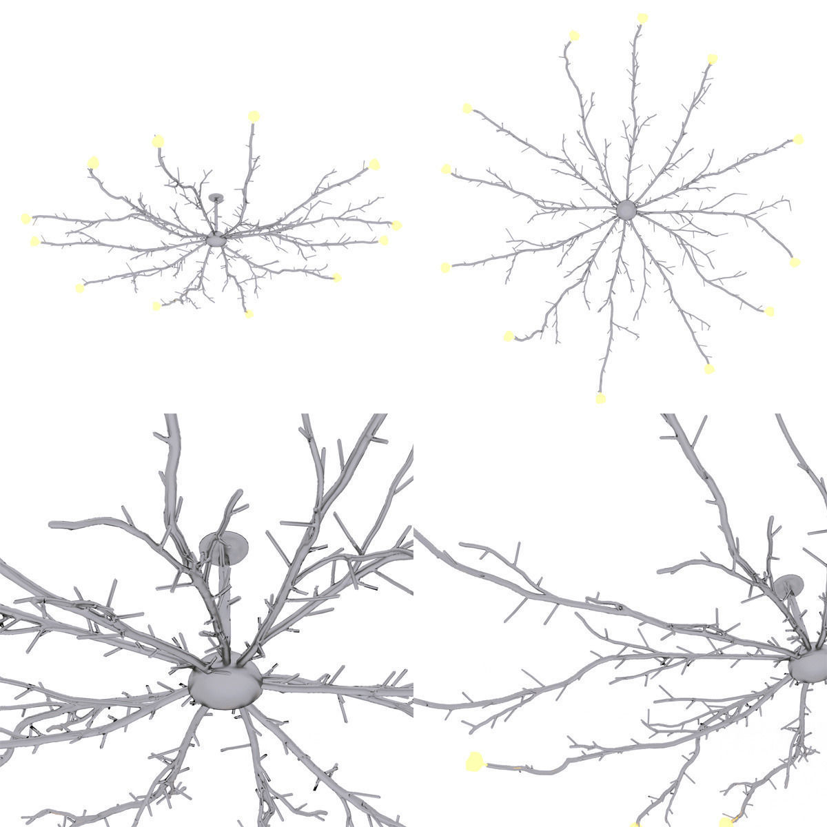 Pieter Adam Twiggy 872 chandelier 3D model_1