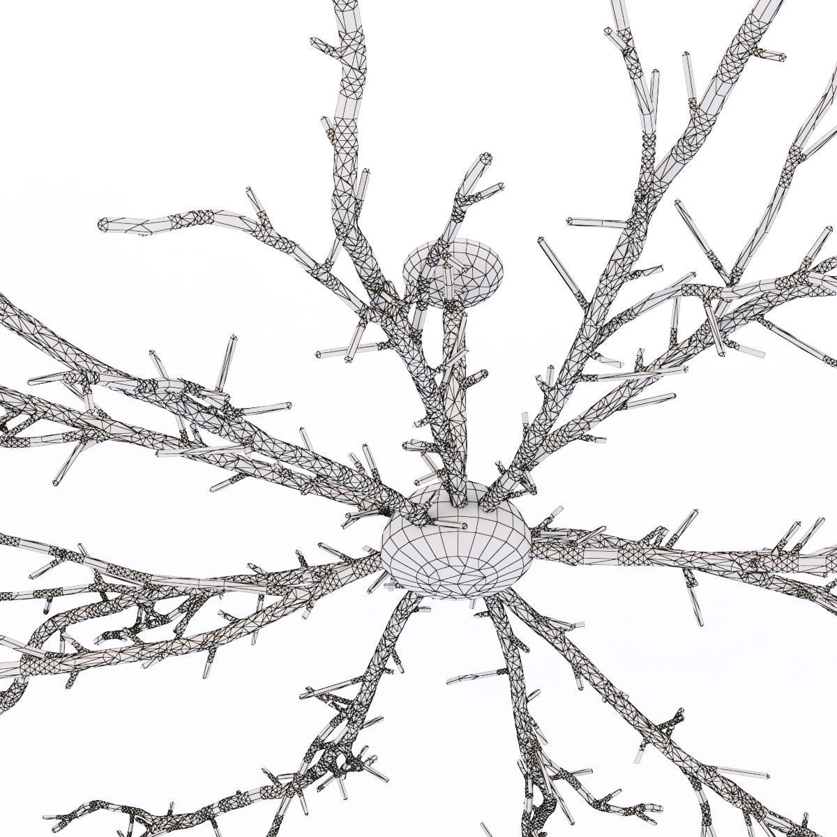 Pieter Adam Twiggy 872 chandelier 3D model_6