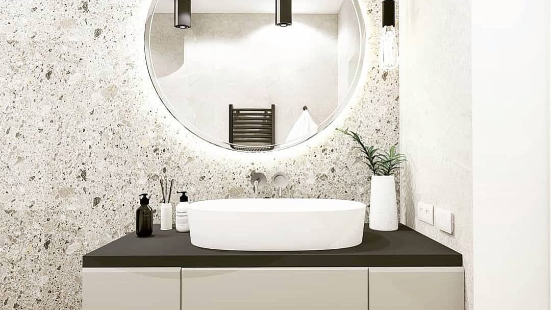 Bathroom modern with walls 3D model_1