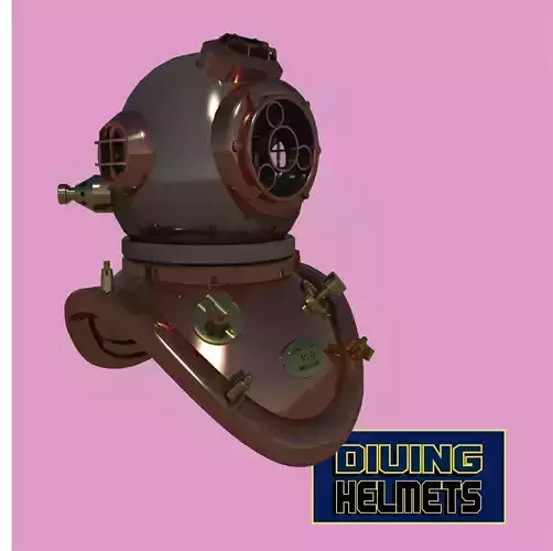 Chinese diving helmet