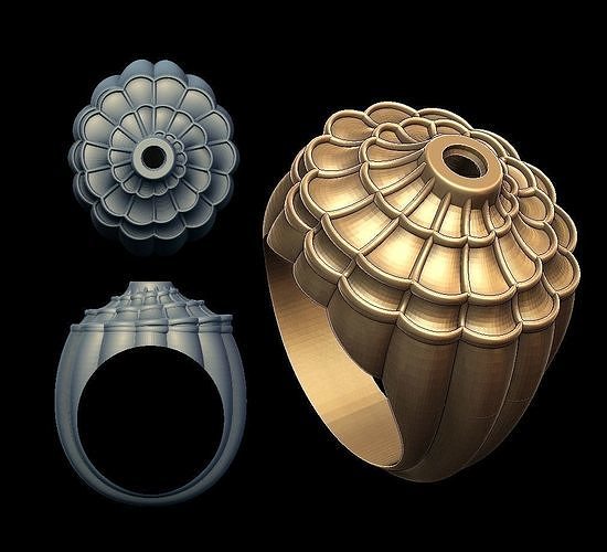 Carrera Afrodita Ring 3D print model