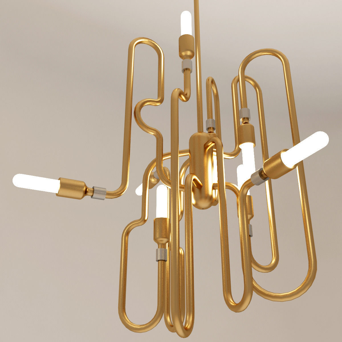 Delightfull Clark chandelier 3D model_4