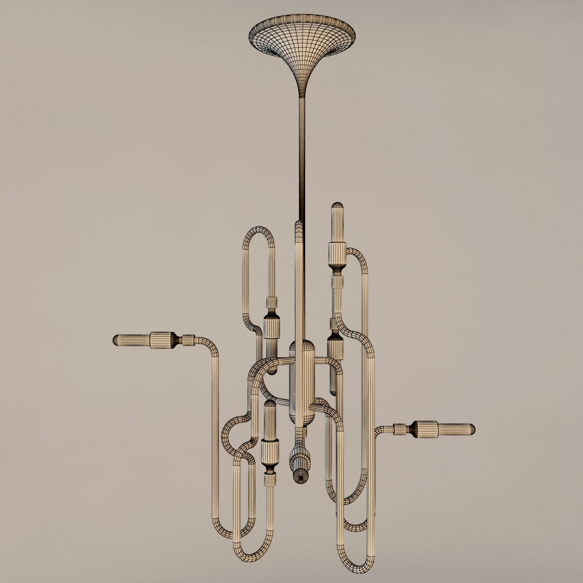 Delightfull Clark chandelier 3D model_5