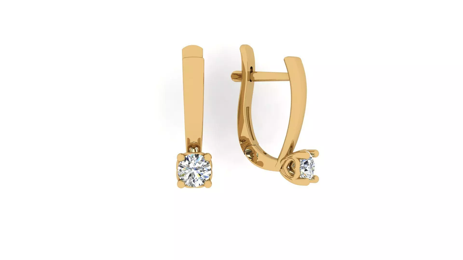 Earrings 3dmodel printable 3D print model N 1210 3D print model_0