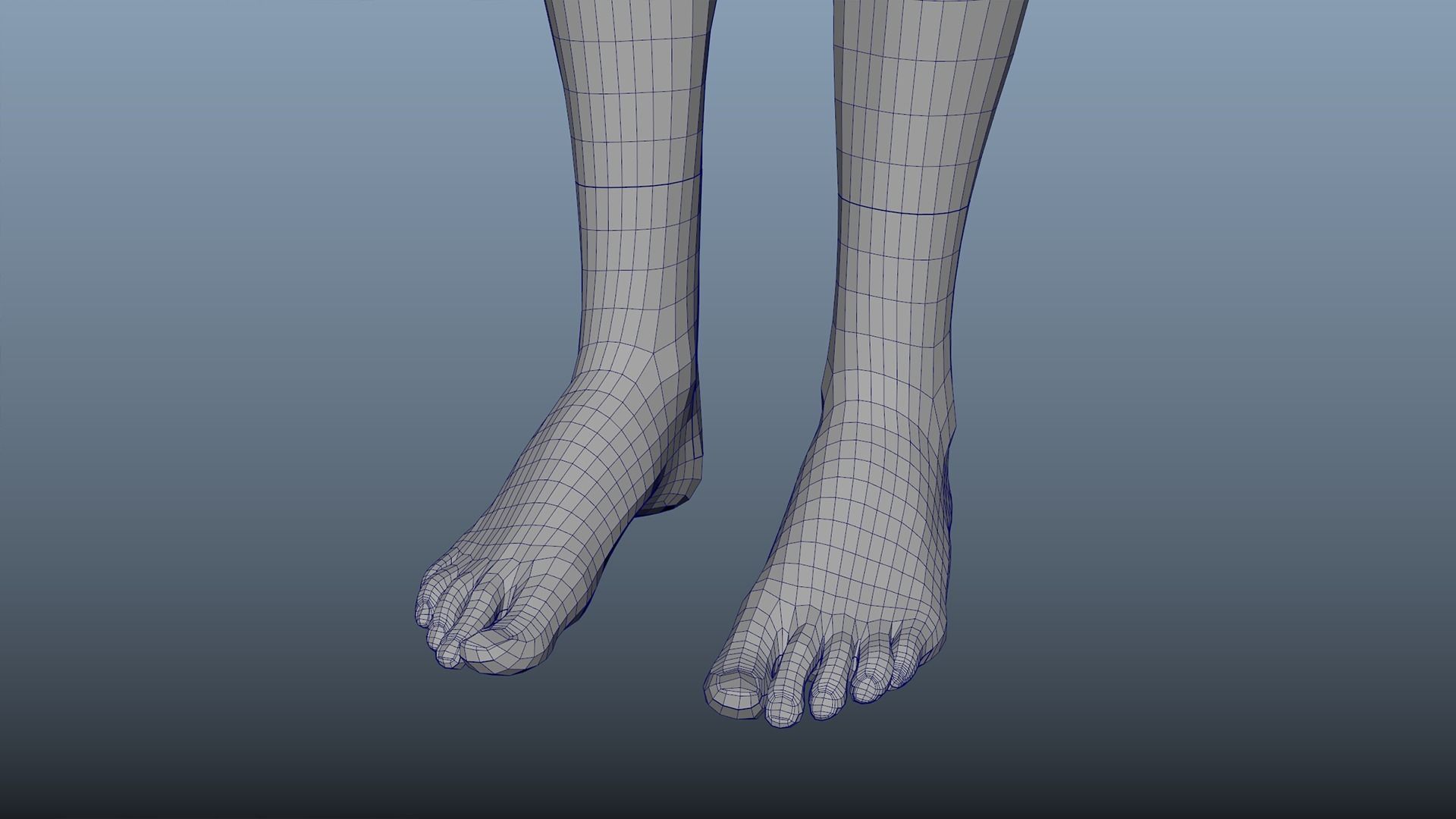 Cinematic Female 003 Low-poly 3D model_23