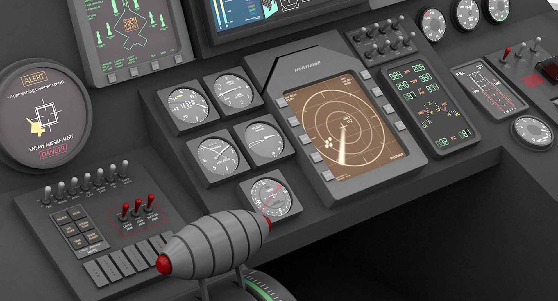 Northrop YF-23 Black Widow II 3D model_8