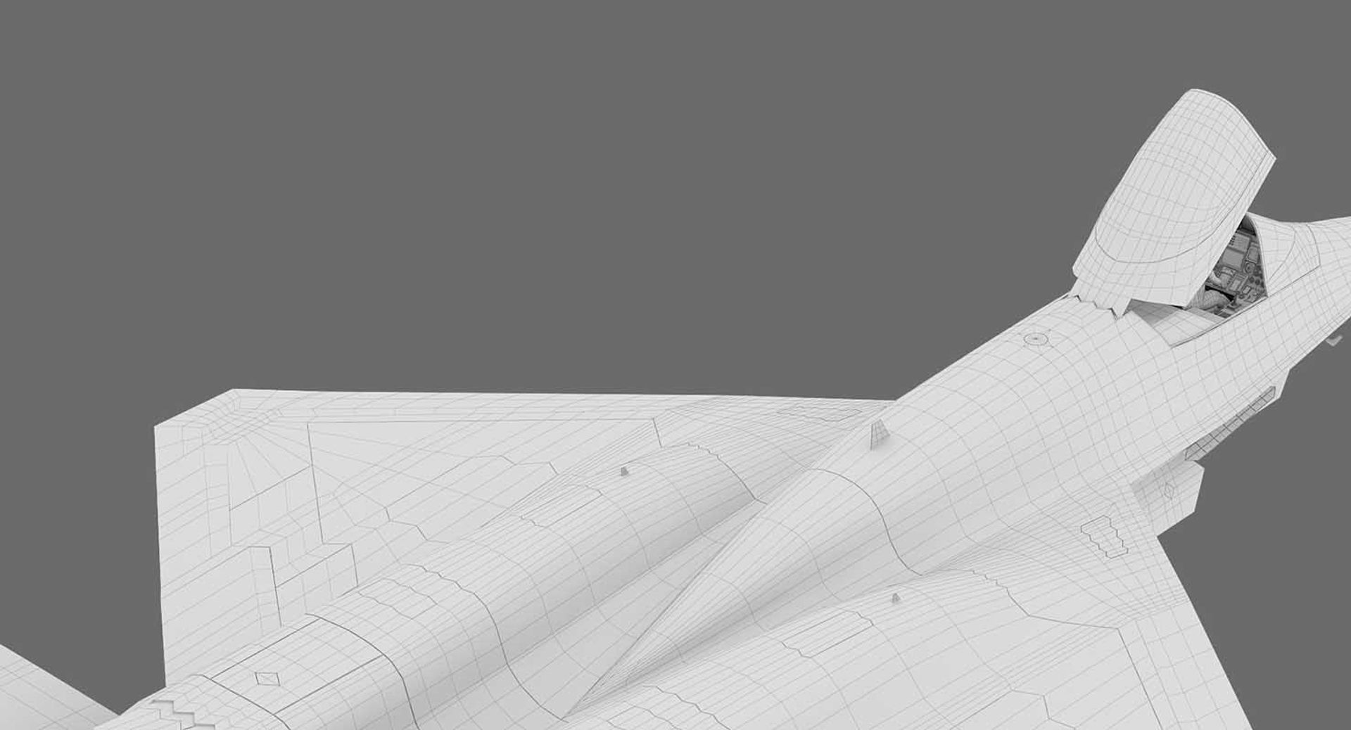 Northrop YF-23 Black Widow II 3D model_27