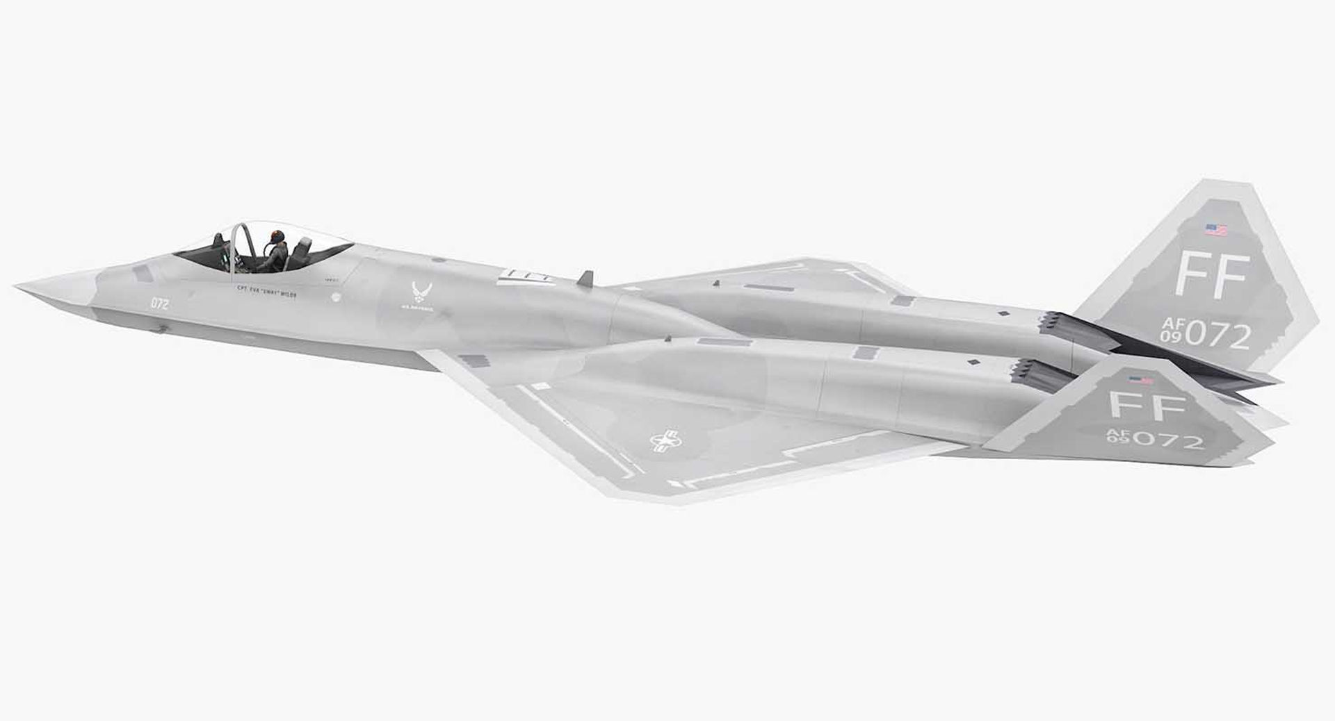 Northrop YF-23 Black Widow II 3D model_15