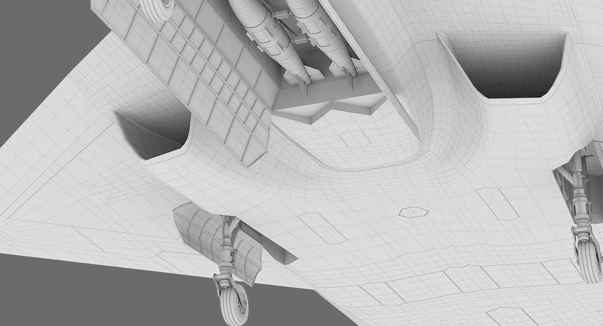 Northrop YF-23 Black Widow II 3D model_30