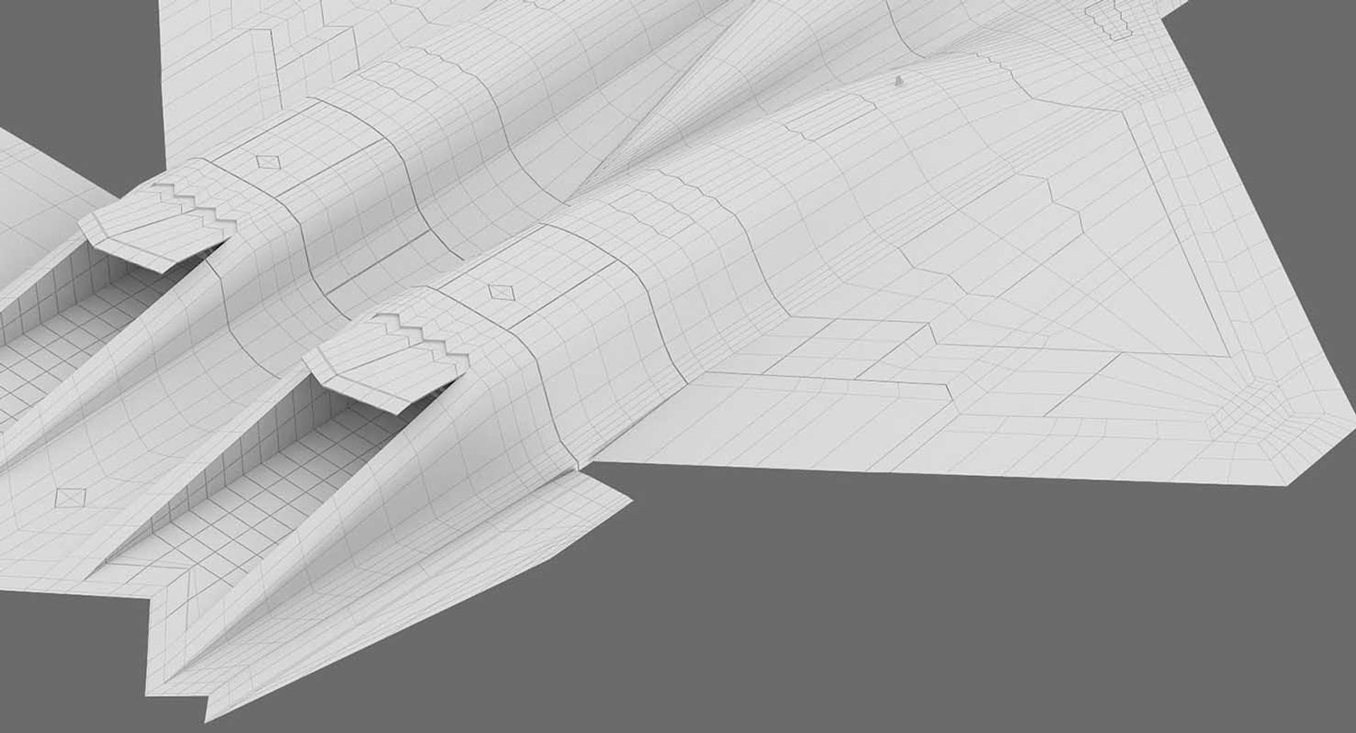 Northrop YF-23 Black Widow II 3D model_33