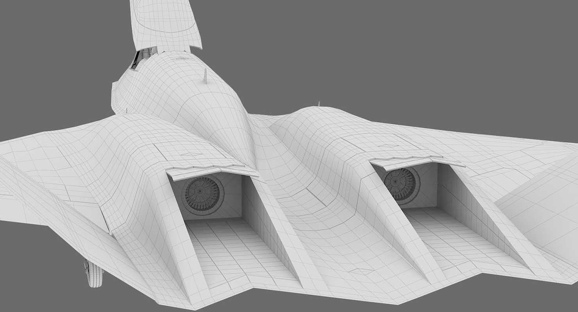 Northrop YF-23 Black Widow II 3D model_31