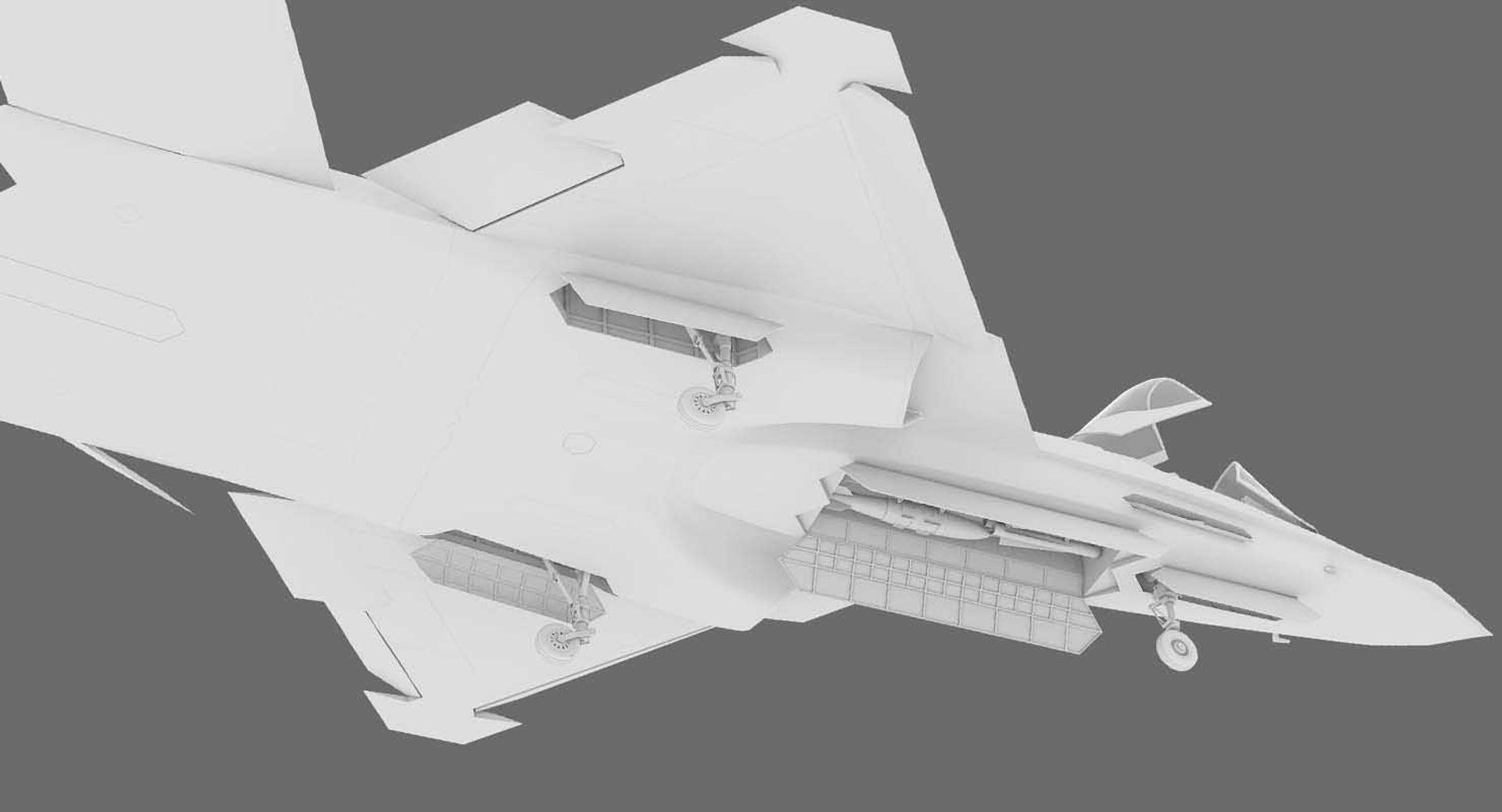Northrop YF-23 Black Widow II 3D model_28