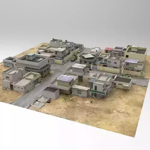 Desert Town 3D model
