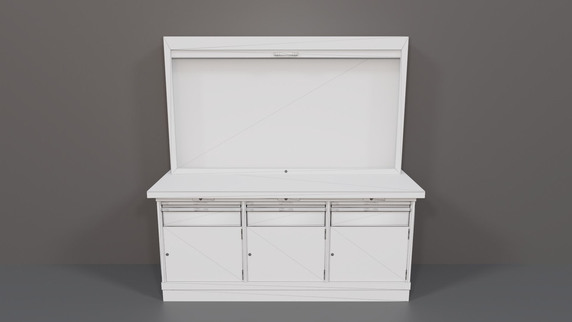 Industrial Workshop WorkBench 3 PBR Low-poly 3D model_3