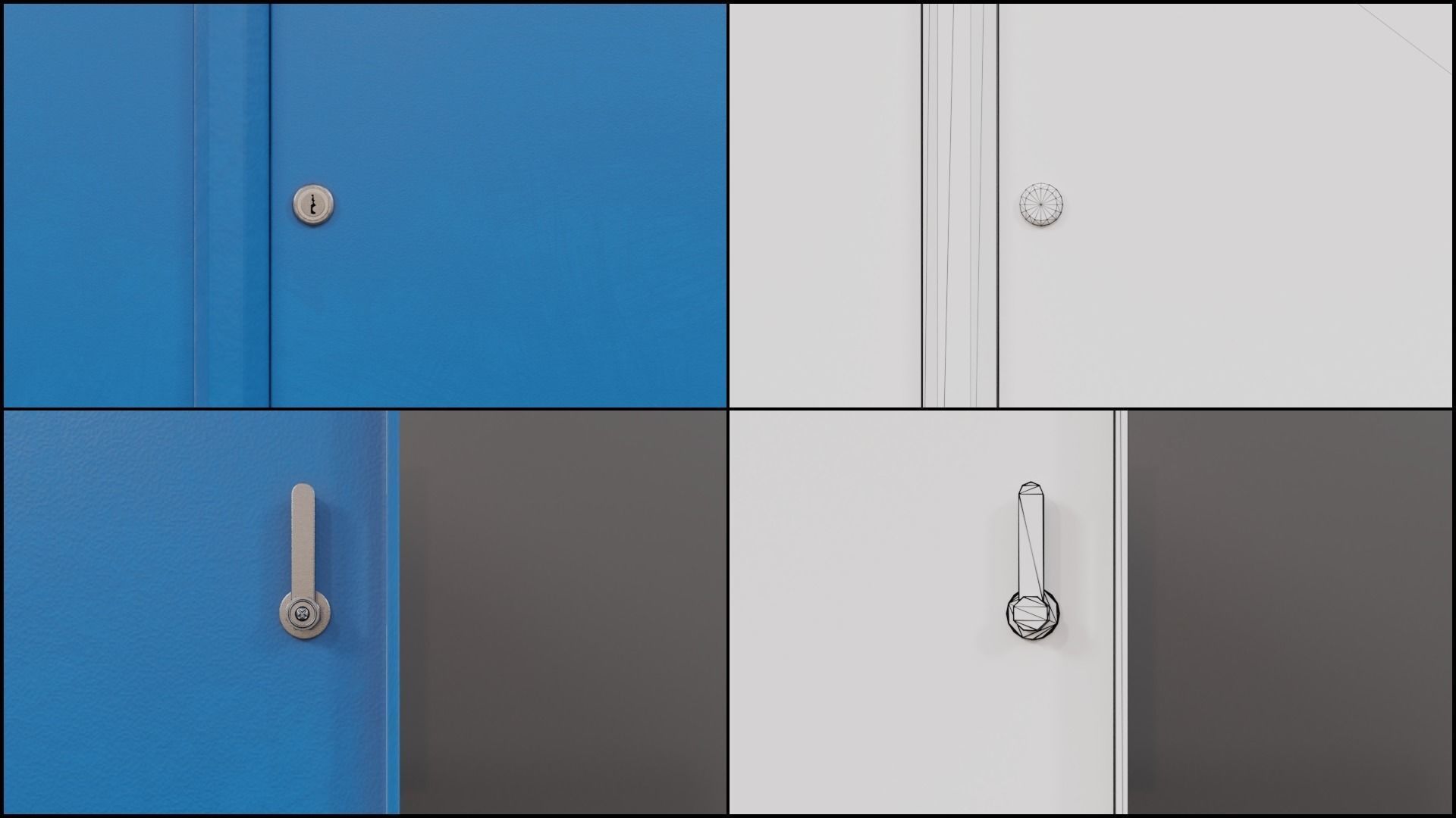 Industrial Workshop WorkBench 3 PBR Low-poly 3D model_36