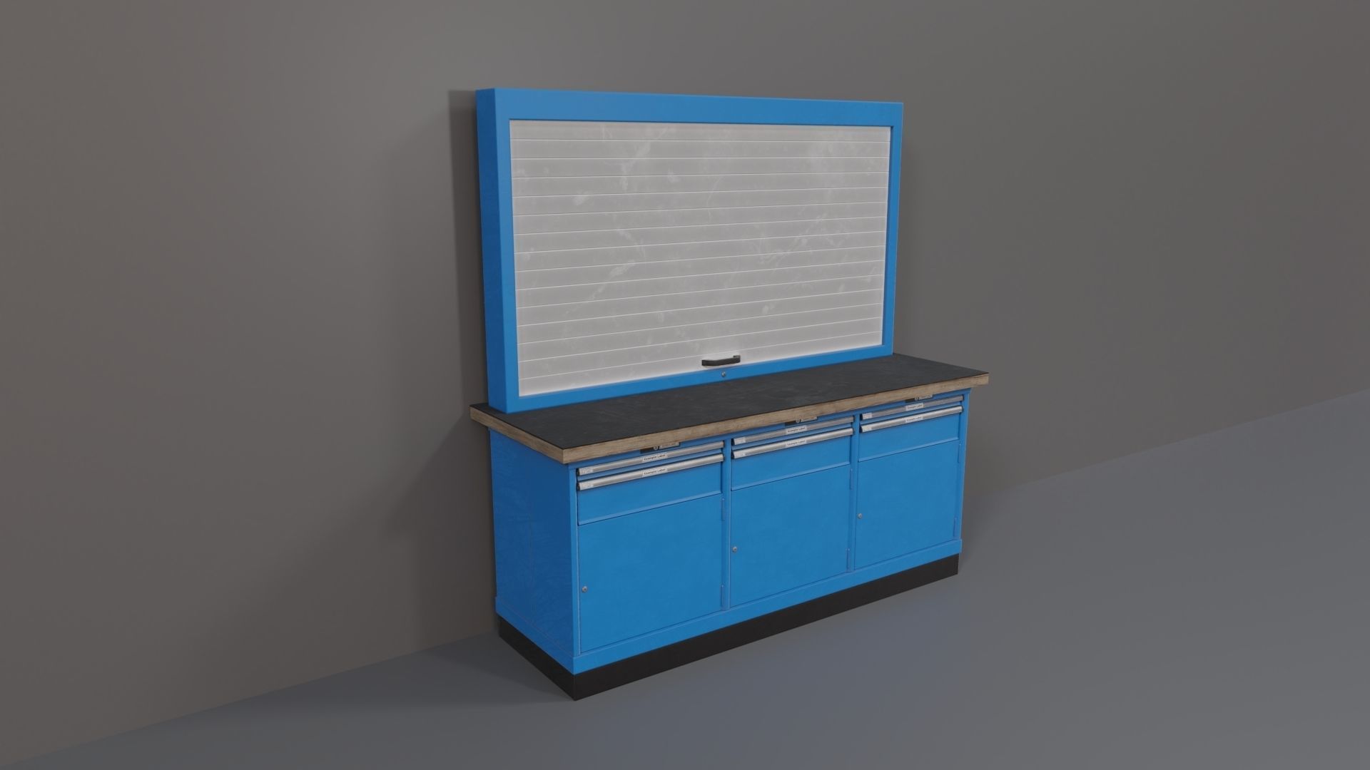 Industrial Workshop WorkBench 3 PBR Low-poly 3D model_22