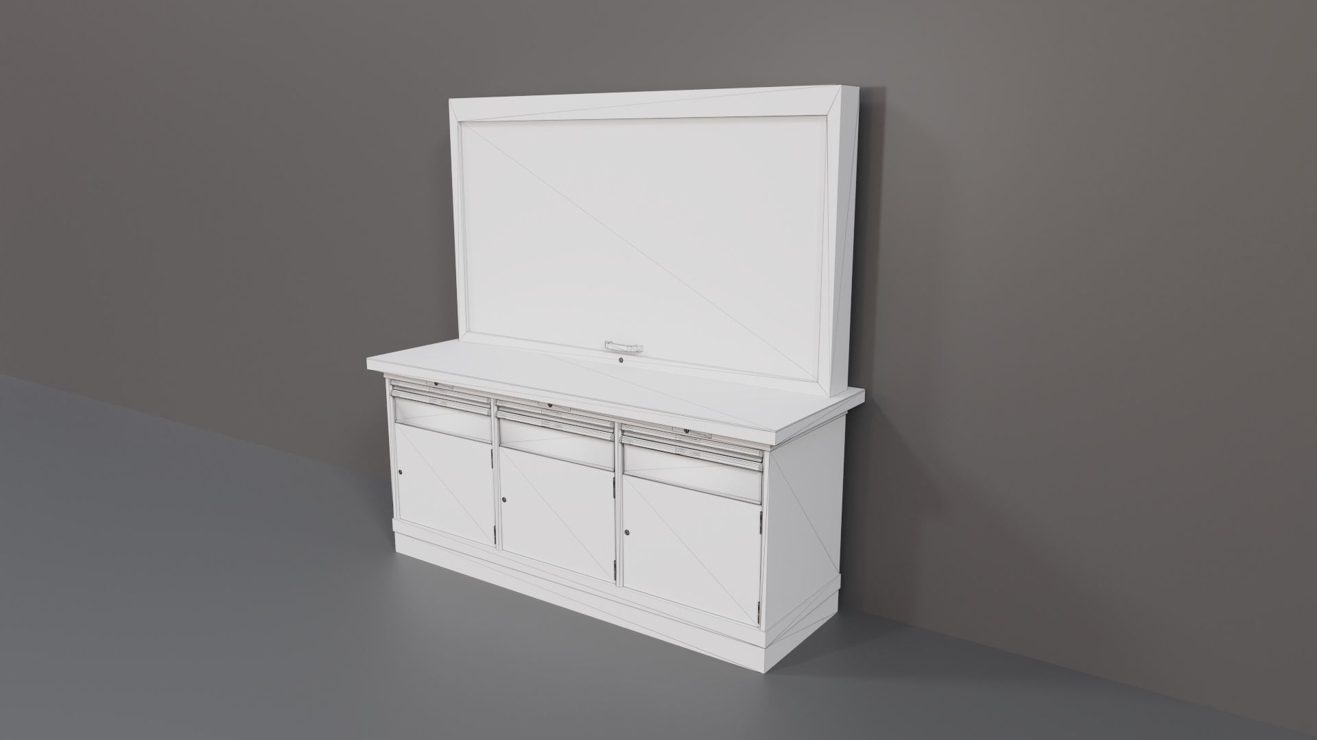 Industrial Workshop WorkBench 3 PBR Low-poly 3D model_31