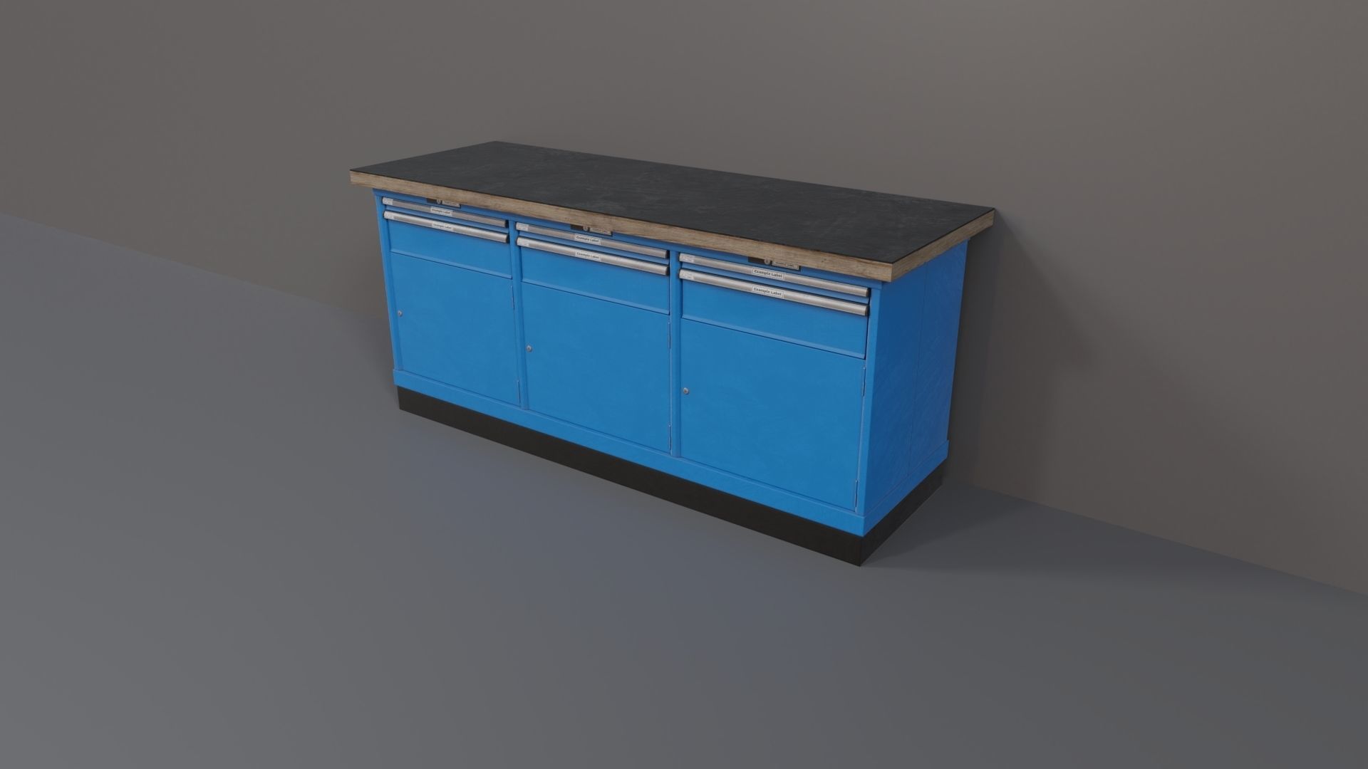 Industrial Workshop WorkBench 3 PBR Low-poly 3D model_14