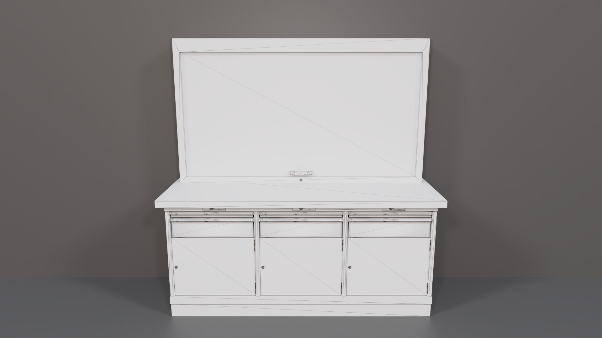 Industrial Workshop WorkBench 3 PBR Low-poly 3D model_27