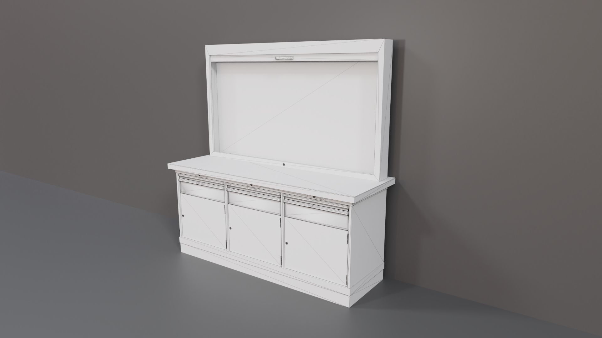 Industrial Workshop WorkBench 3 PBR Low-poly 3D model_29