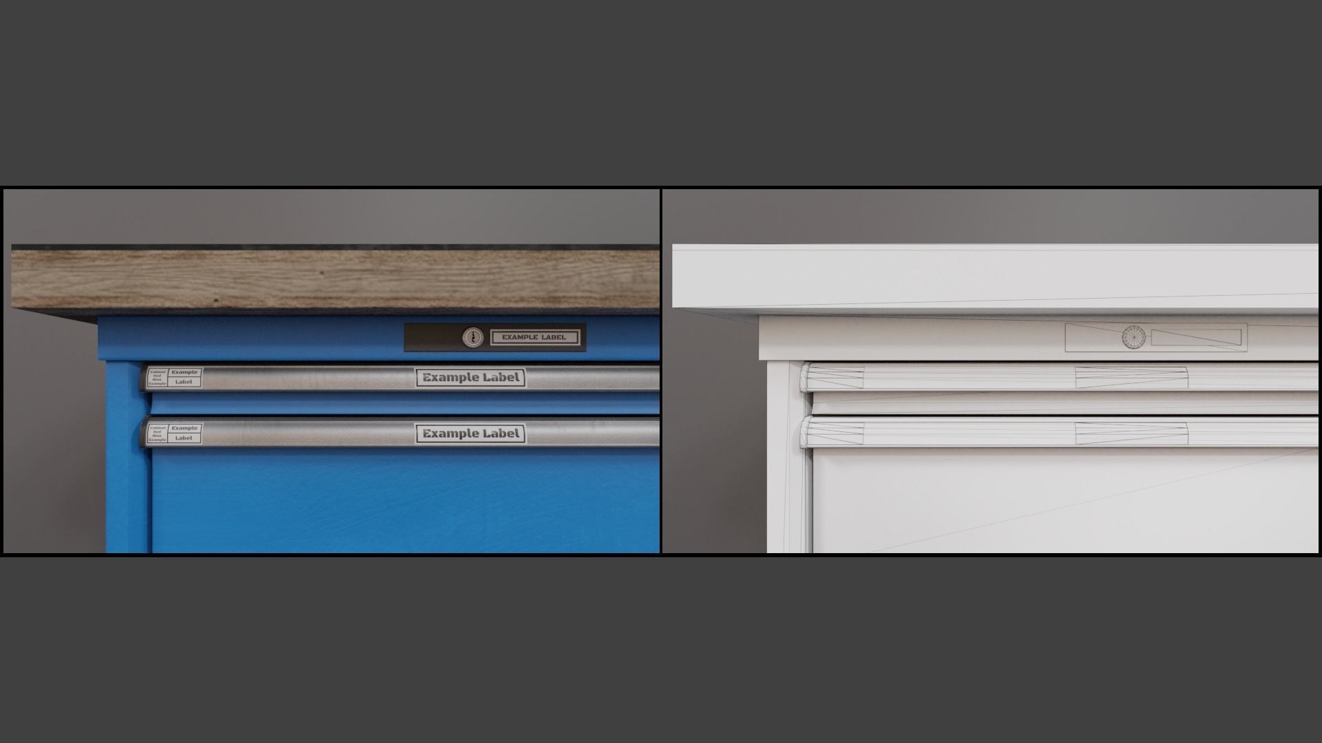 Industrial Workshop WorkBench 3 PBR Low-poly 3D model_35