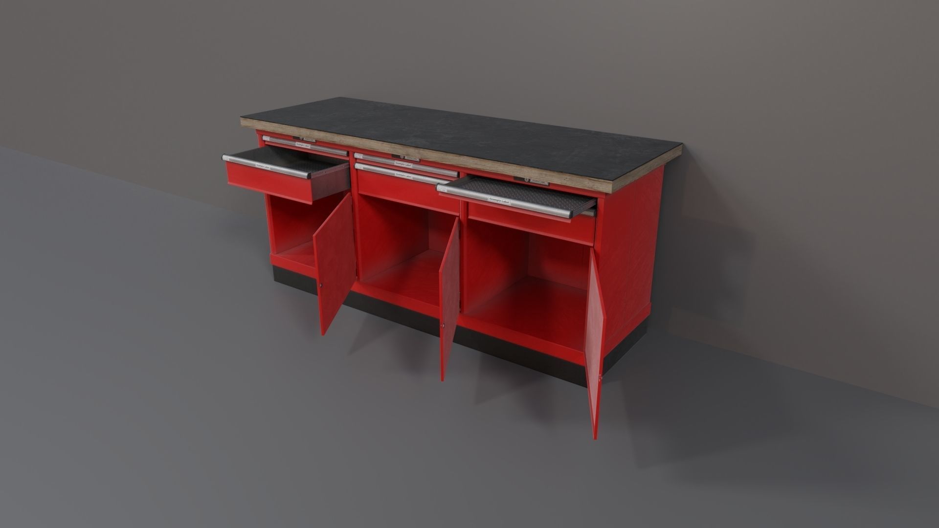 Industrial Workshop WorkBench 3 PBR Low-poly 3D model_18