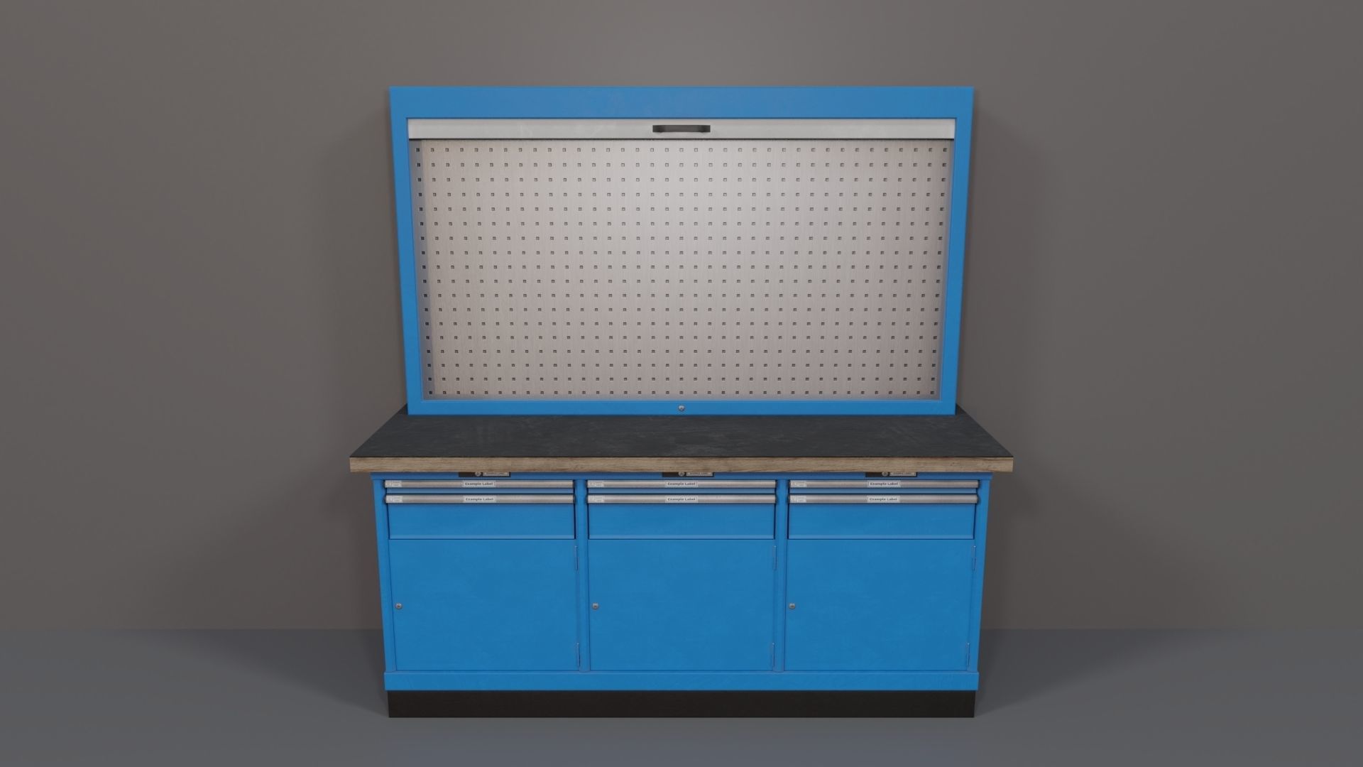 Industrial Workshop WorkBench 3 PBR Low-poly 3D model_24