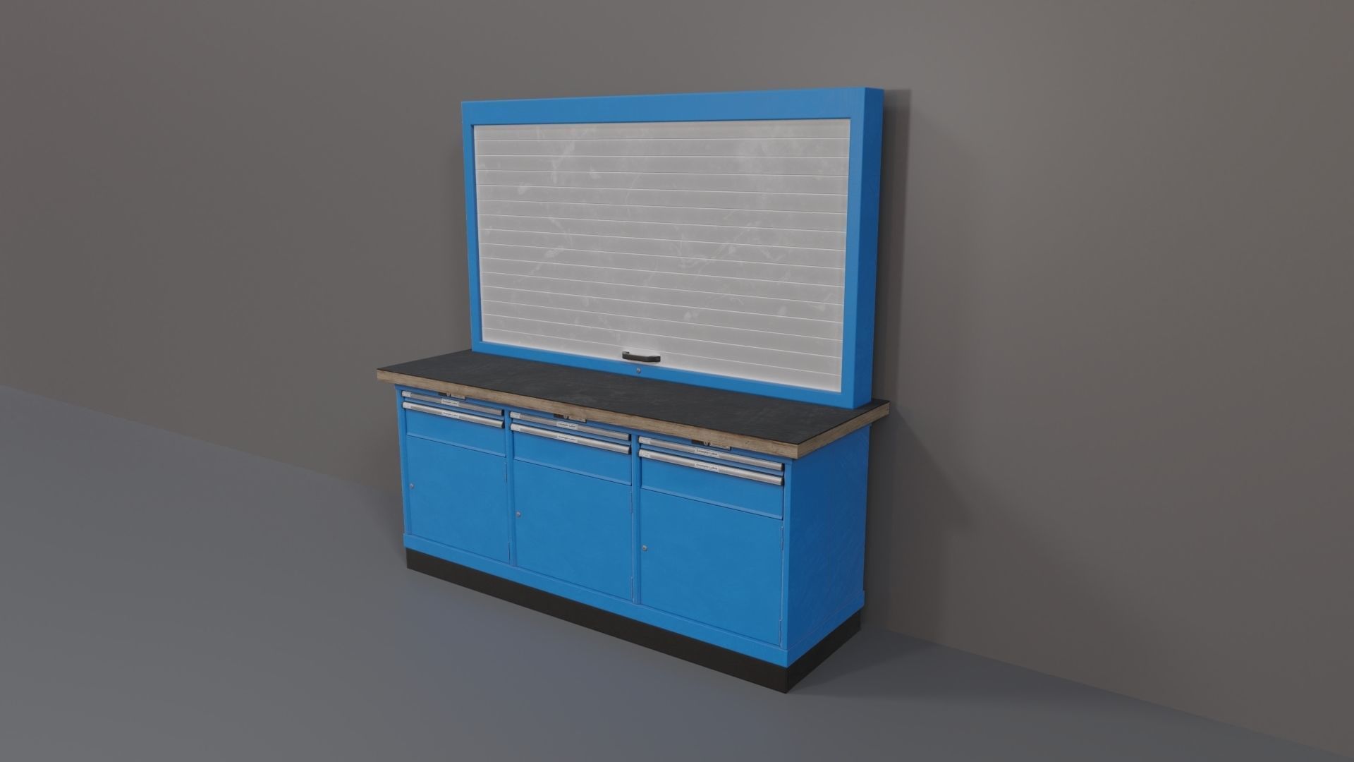 Industrial Workshop WorkBench 3 PBR Low-poly 3D model_30