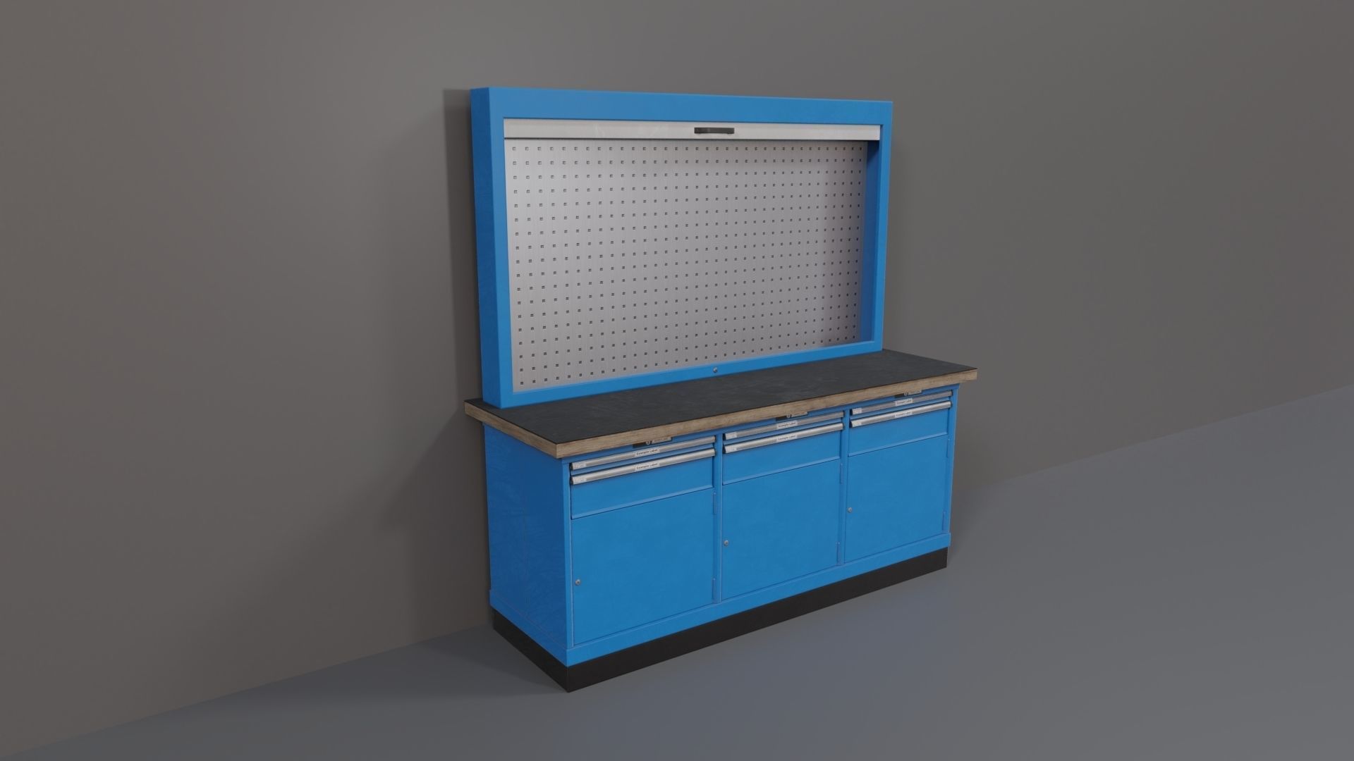 Industrial Workshop WorkBench 3 PBR Low-poly 3D model_20