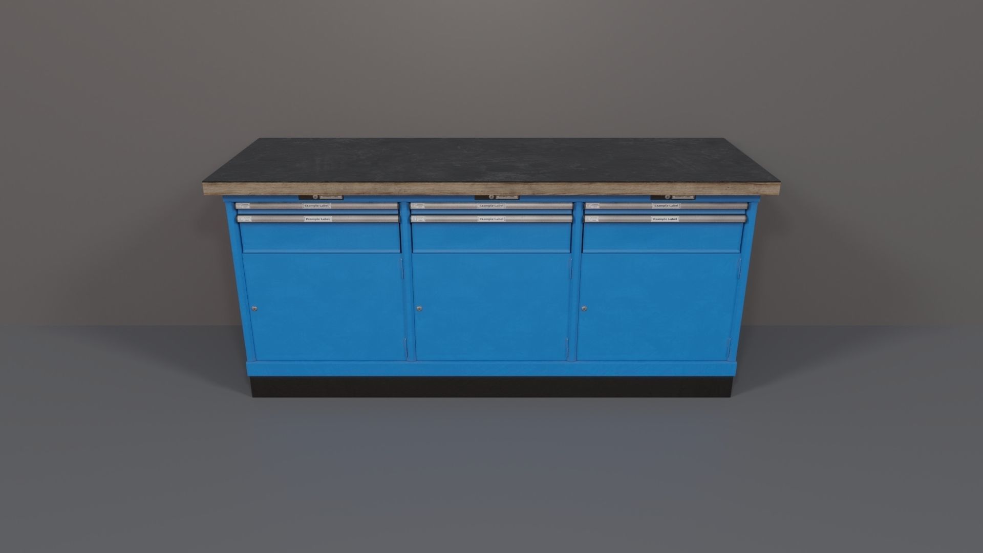 Industrial Workshop WorkBench 3 PBR Low-poly 3D model_8
