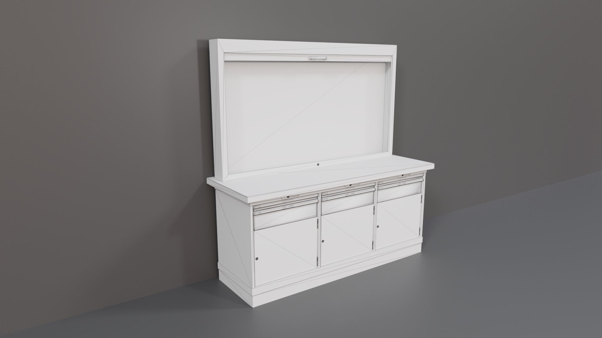 Industrial Workshop WorkBench 3 PBR Low-poly 3D model_21