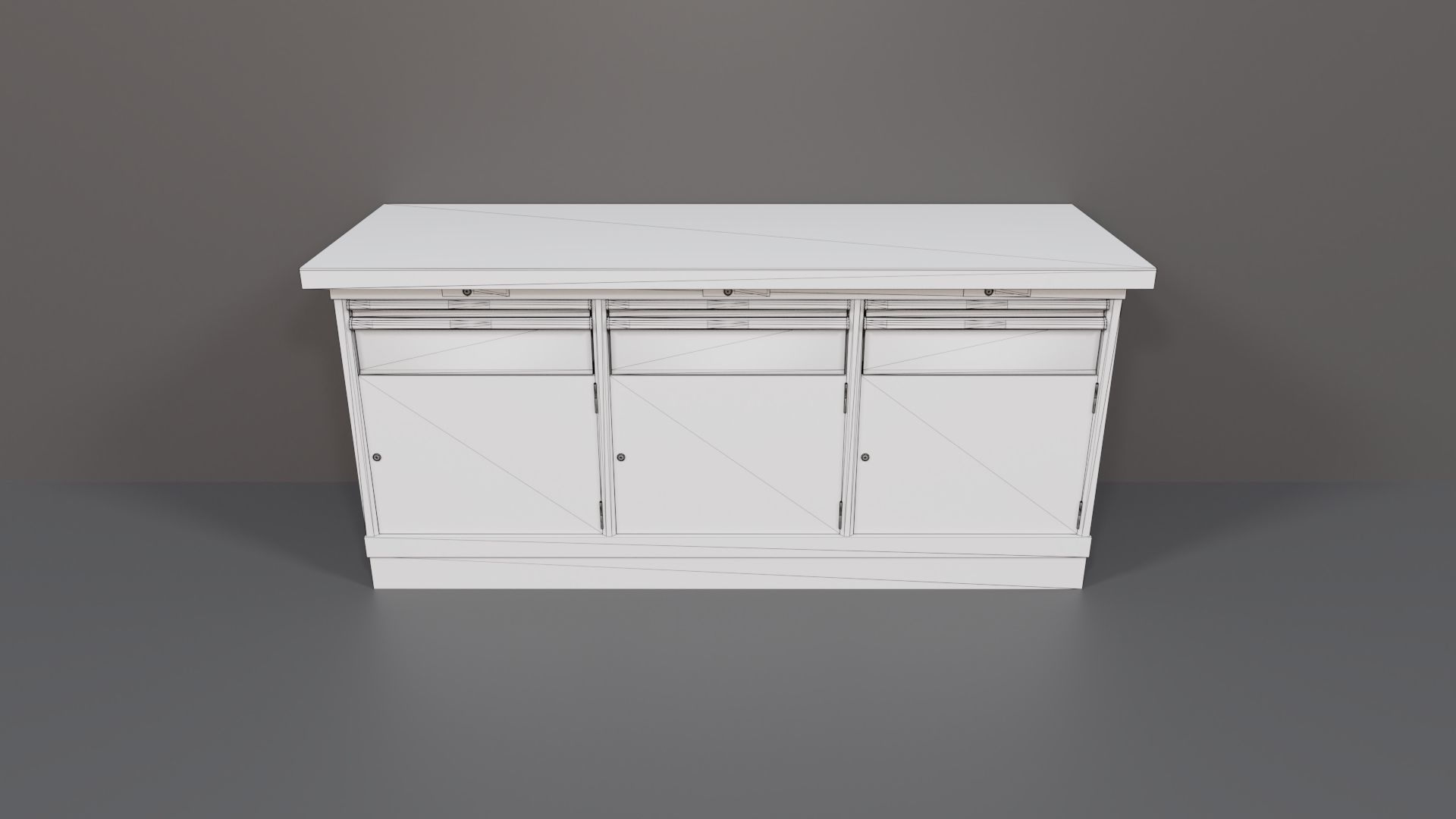 Industrial Workshop WorkBench 3 PBR Low-poly 3D model_10