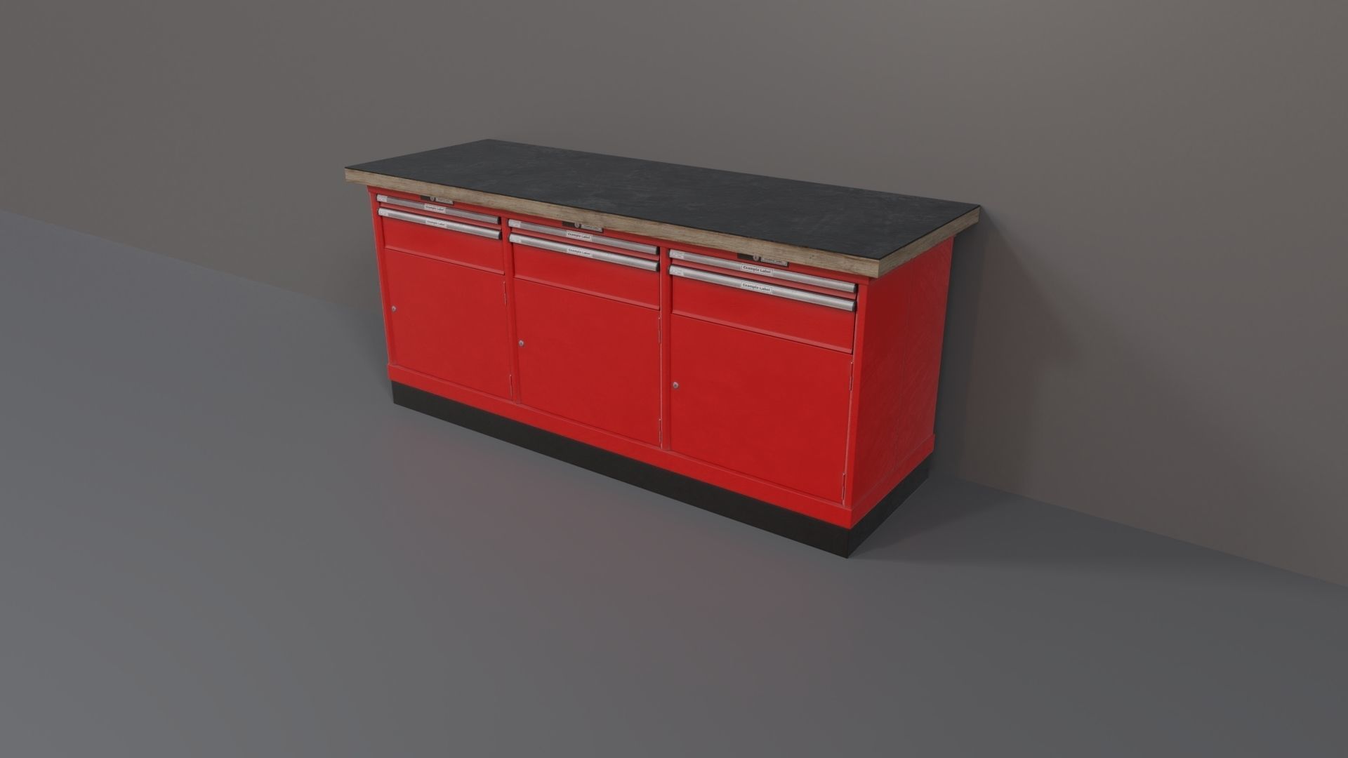 Industrial Workshop WorkBench 3 PBR Low-poly 3D model_15
