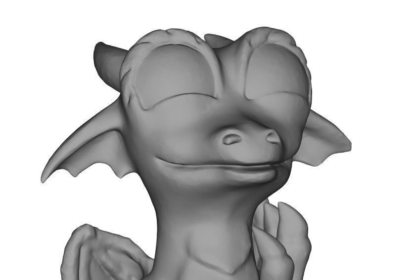 Funny dragon 3D print model_3