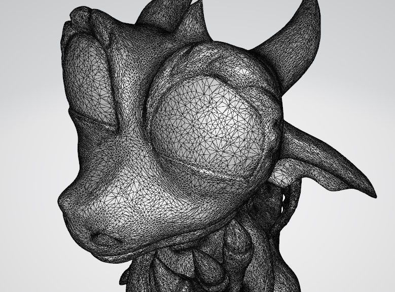 Funny dragon 3D print model_4