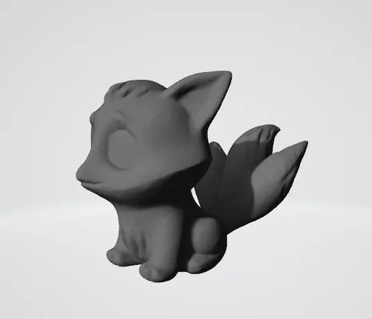 Kitsune Fox 3D print model
