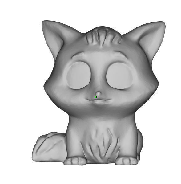 Fox beautiful 3D print model_11