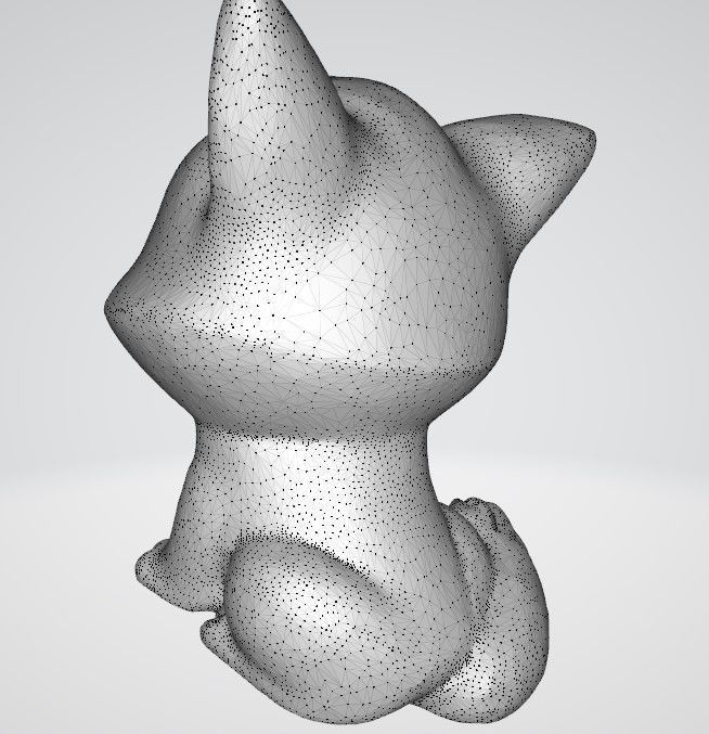 Fox beautiful 3D print model_5