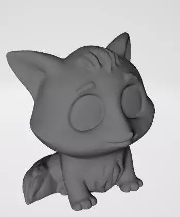 Fox beautiful 3D print model_0