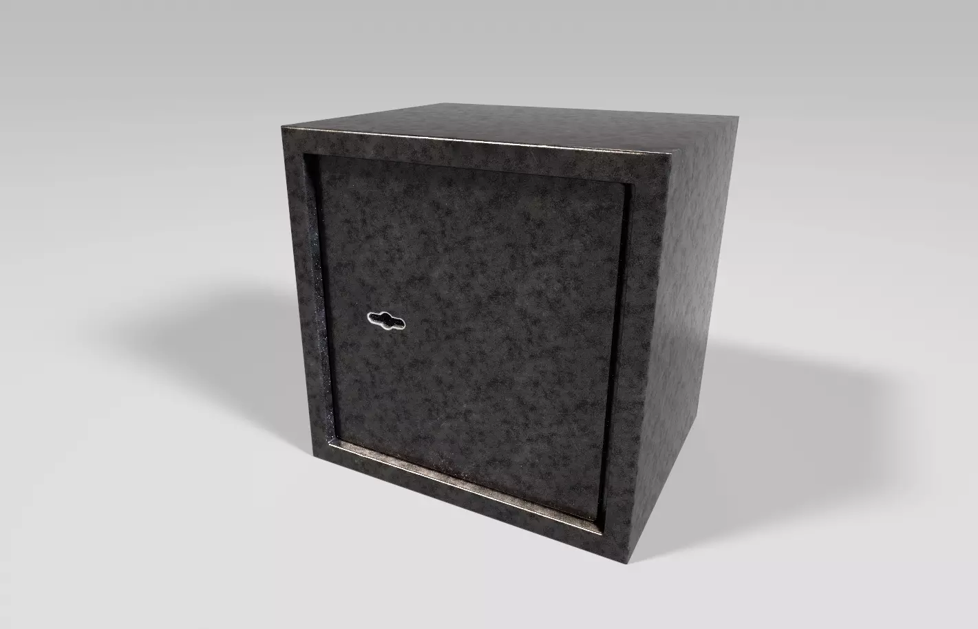 Lock Safe Low-poly 3D model_0