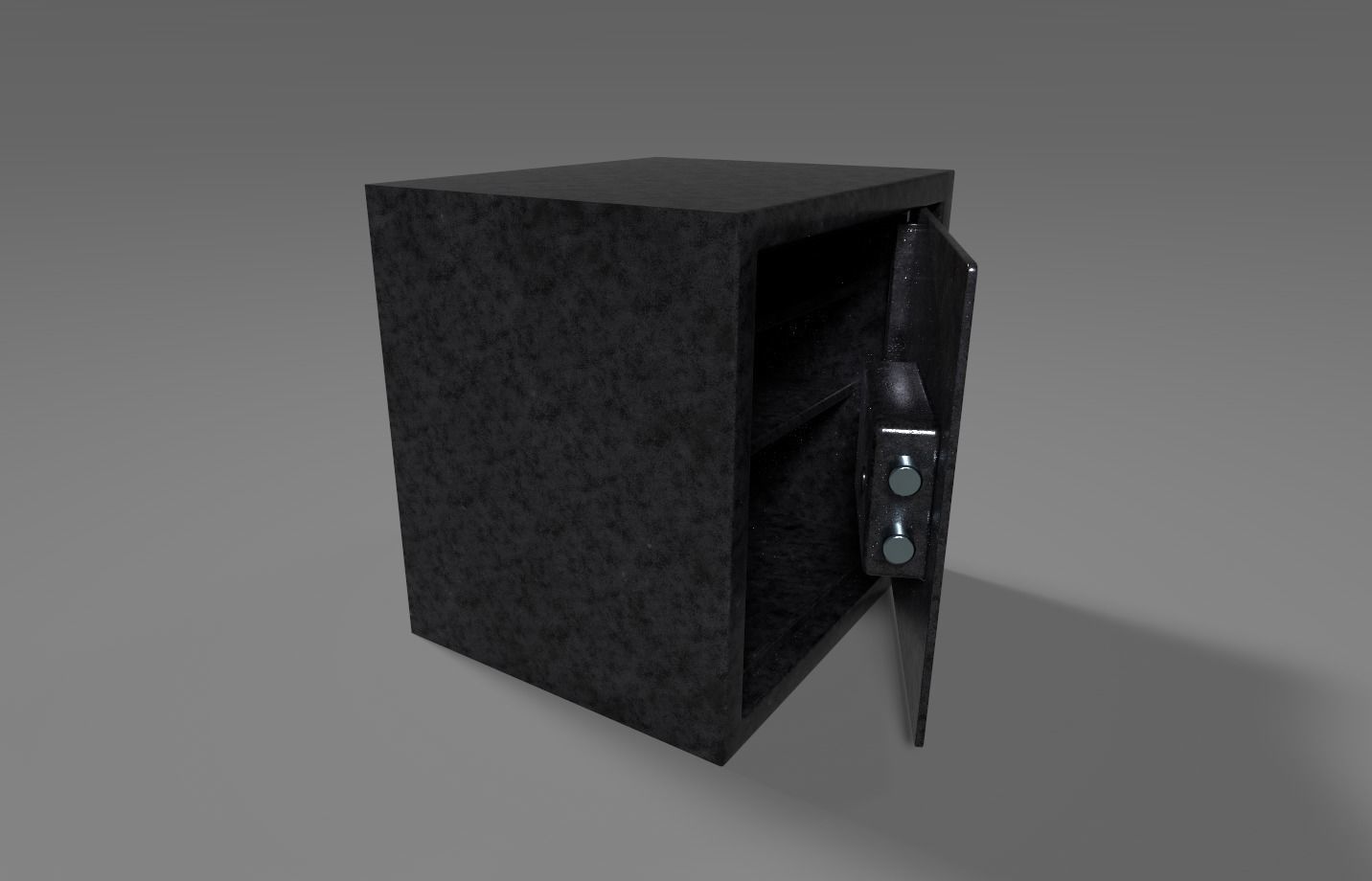 Lock Safe Low-poly 3D model_3