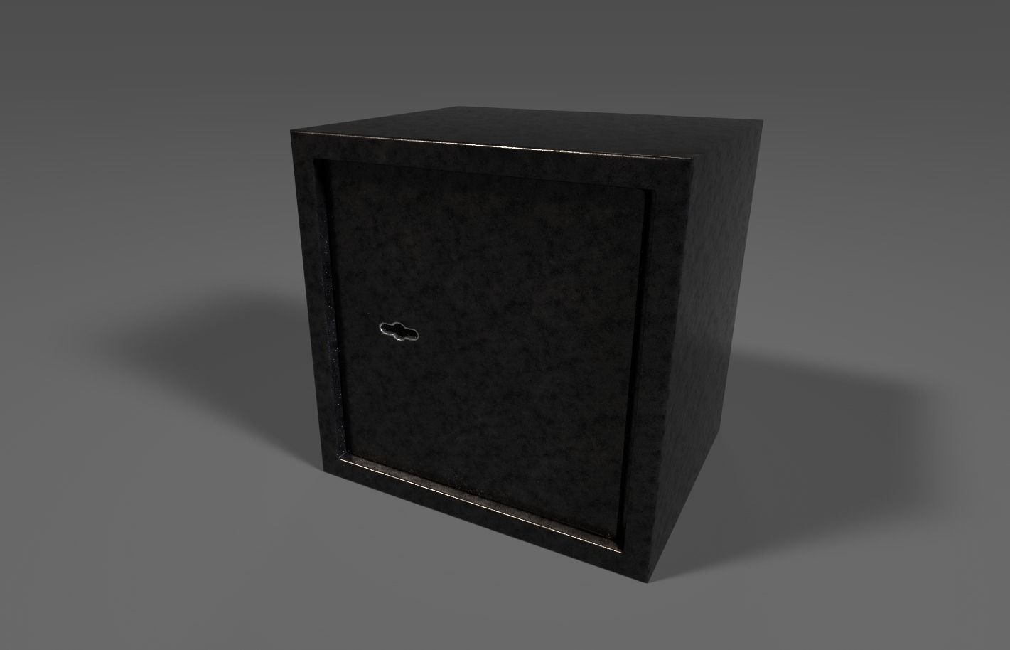 Lock Safe Low-poly 3D model_4