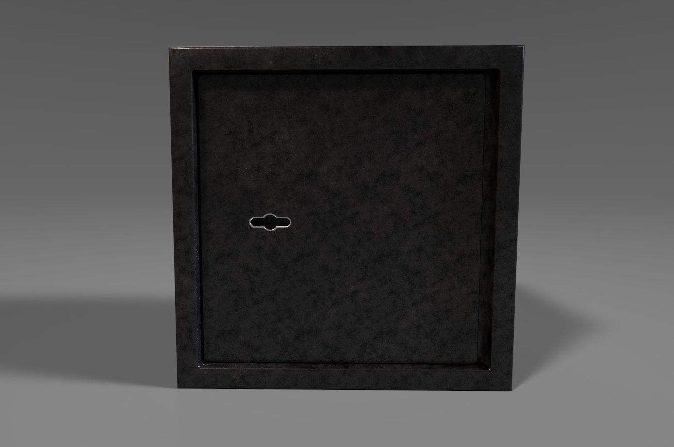 Lock Safe Low-poly 3D model_2