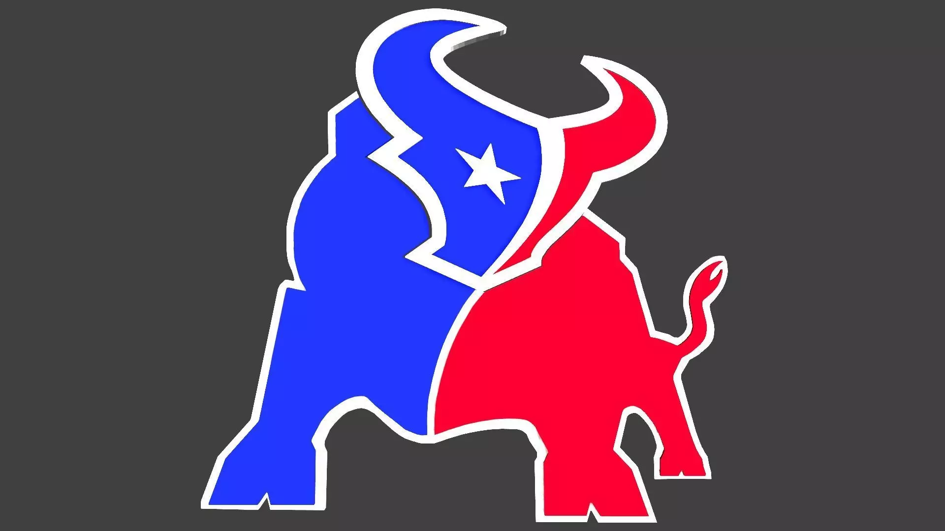 Texans NFL logo 3D model_0
