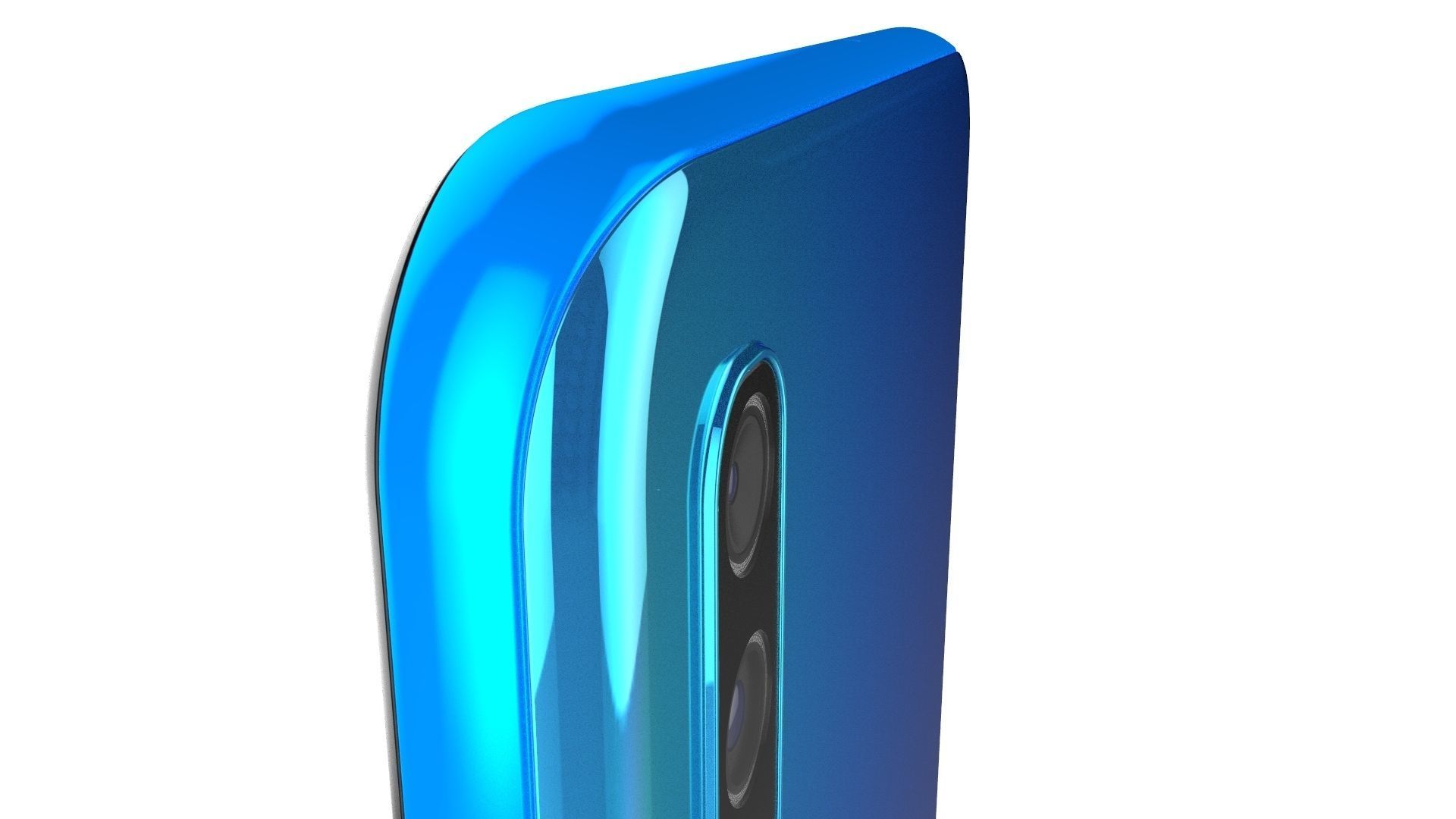 Samsung Galaxy A70 Blue 3D model_13