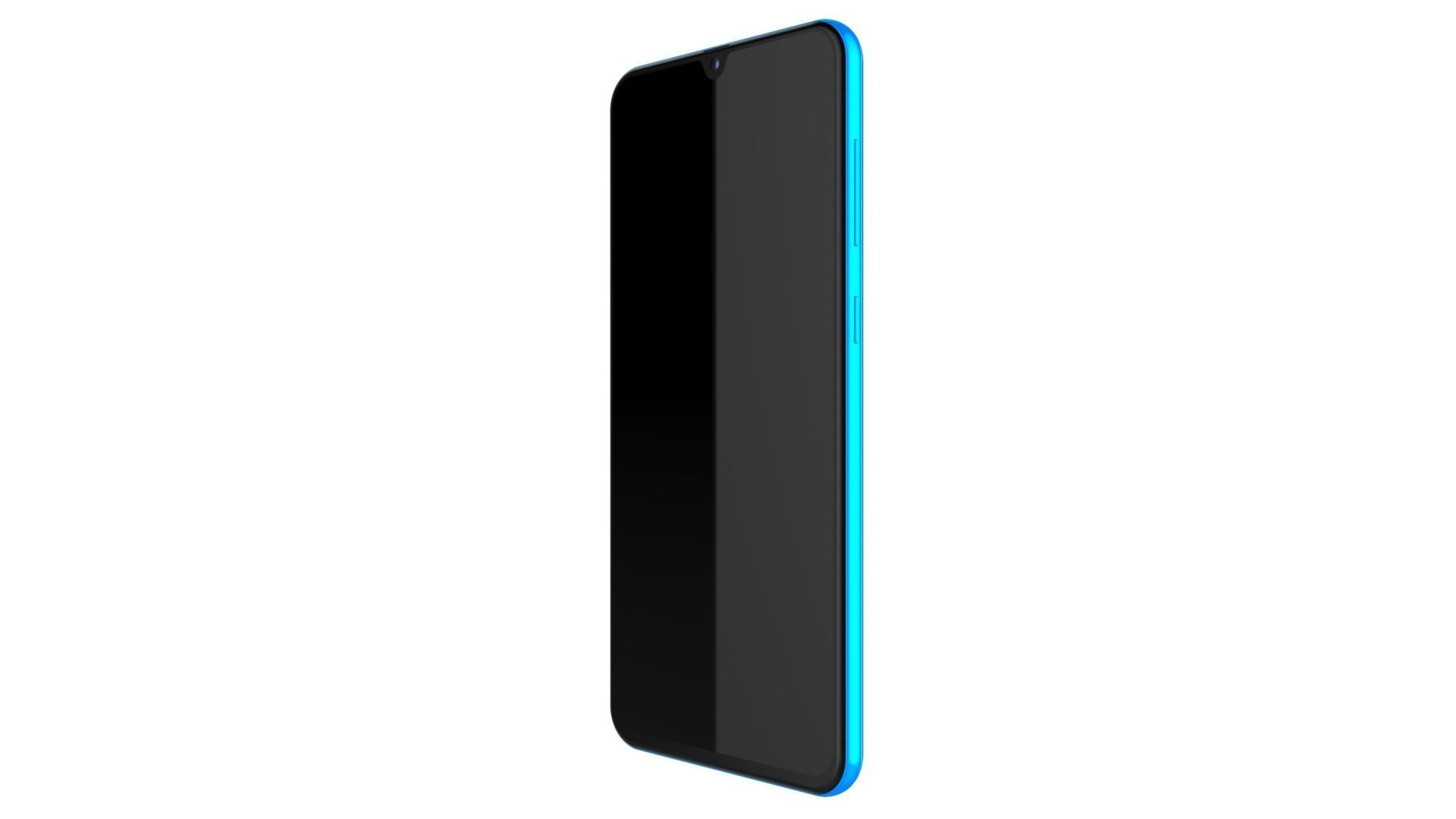 Samsung Galaxy A70 Blue 3D model_8