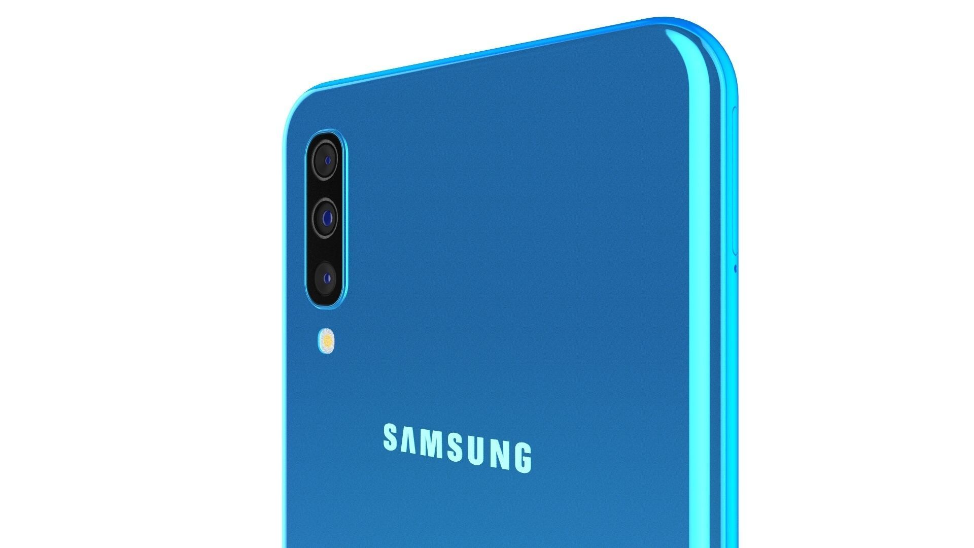 Samsung Galaxy A70 Blue 3D model_10