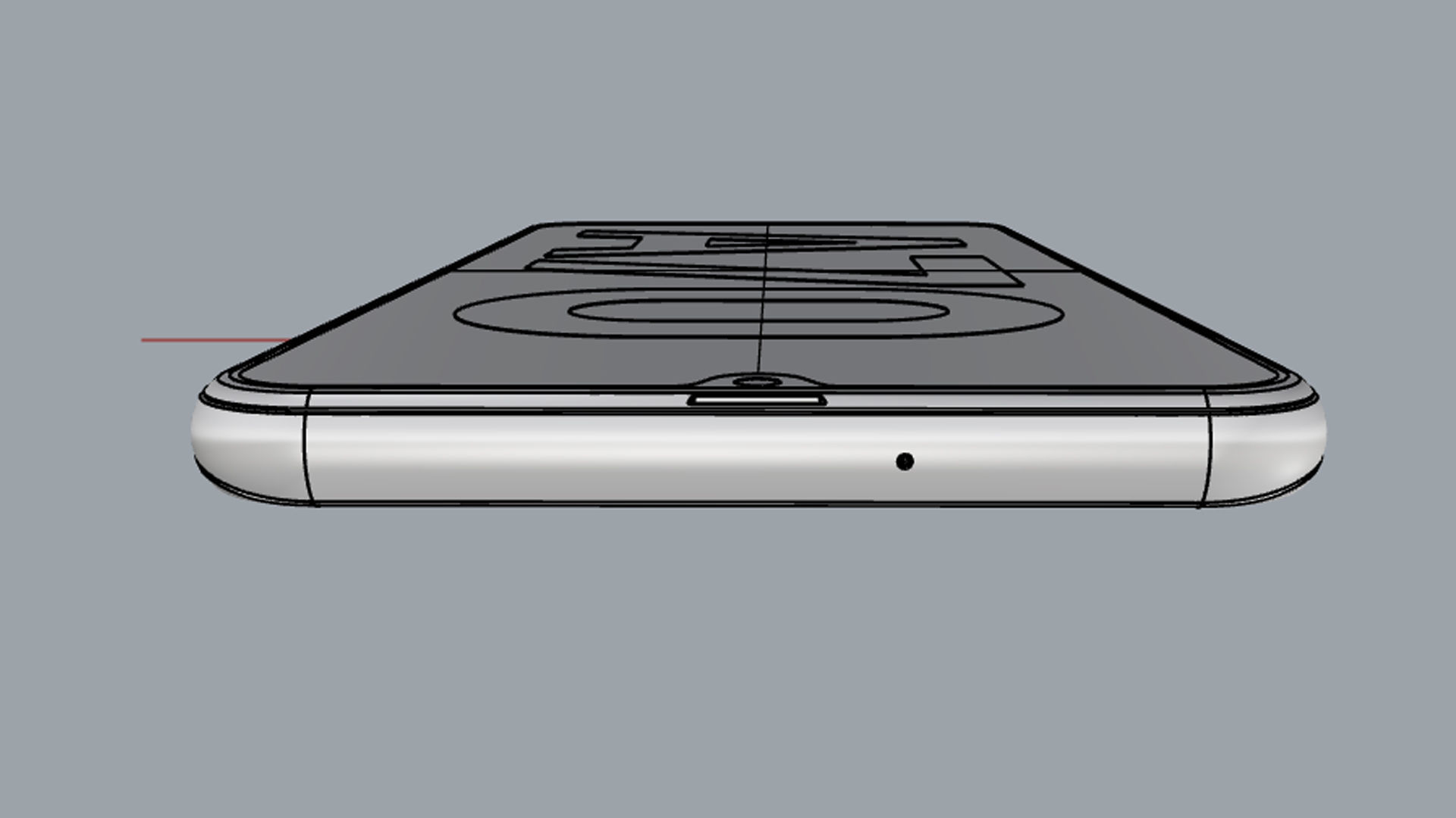 Samsung Galaxy A70 Blue 3D model_19