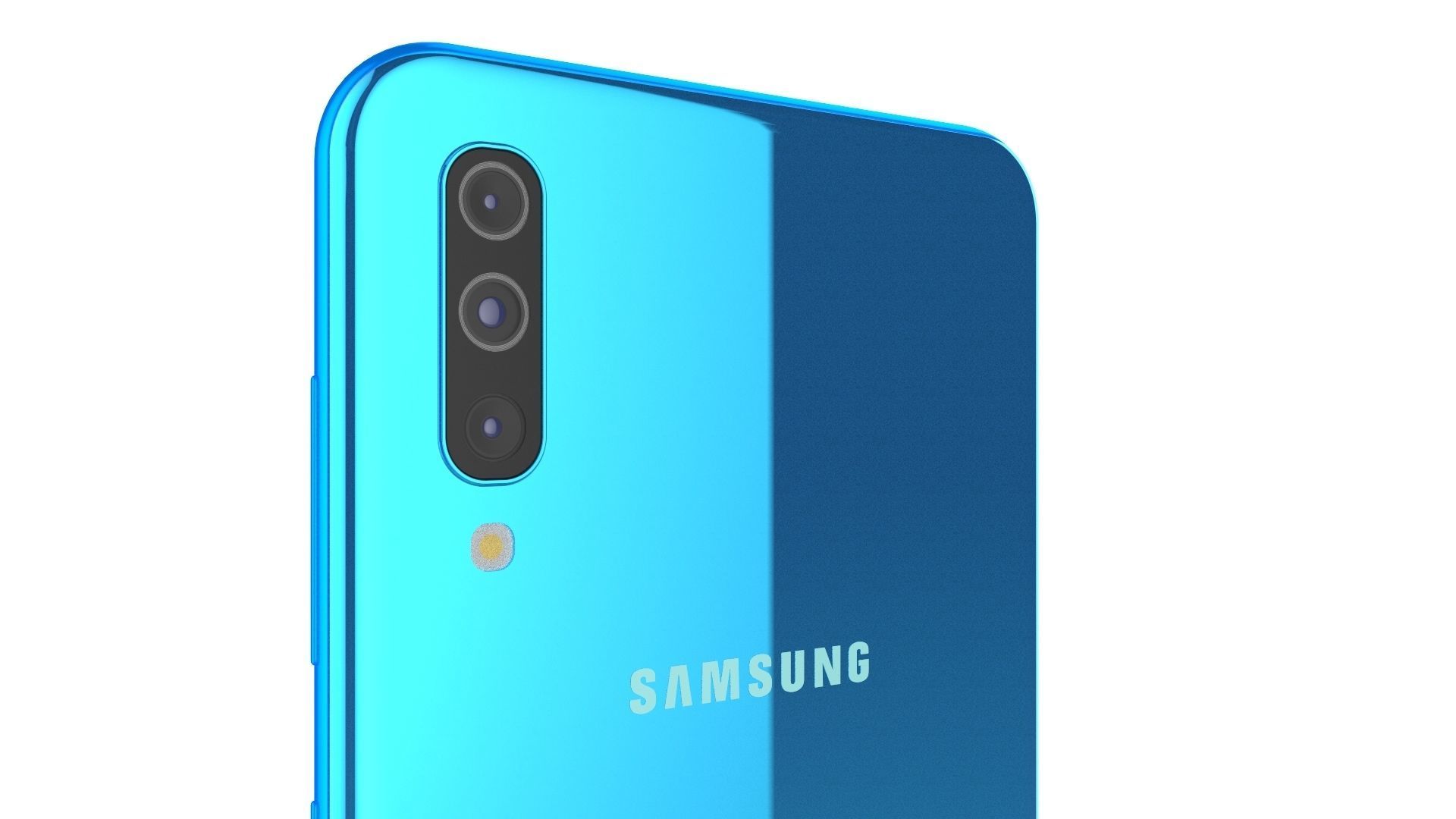 Samsung Galaxy A70 Blue 3D model_12